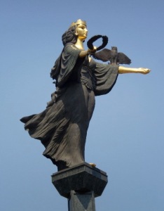 Sophia Goddess of Wisdom over Sofia, Bulgaria