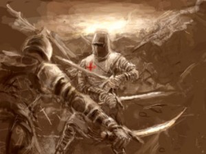 Knights Templar battle today on spiritual plane warfare become a knight
