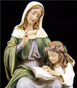 Anne, the grandmother of Jesus, with her daughter Mary