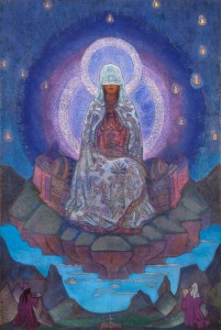 RoerichMotherotWorld1930 Veiled Mother of the World by Russian esoteric Christian Nicholas Roerich