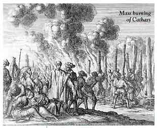 Mass Burning of the Cathars by the Roman Catholic Church