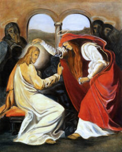 Magdalene anointing Jesus