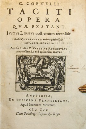 Roman Historican Tactitus' Book ANNALS